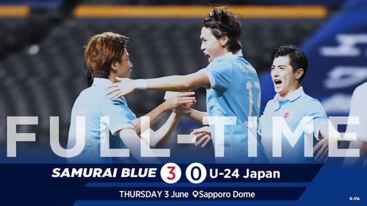 日本国家队3-0日本国奥队,桥本拳人、镰田大地、浅野拓磨建功