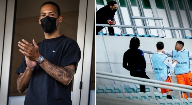 领袖！因伤无缘欧洲杯，但范迪克仍现身支持荷兰队