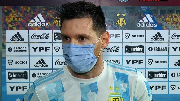 梅西:尽管没能赢球但对结果还是满意的 我们必须再次变得强大