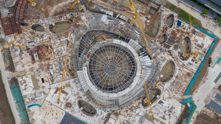 亚运场电竞场馆实景图:将成为承办国内外顶级电竞赛事的首选之地