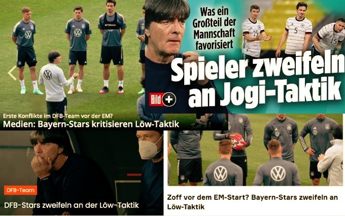 德甲今日头版：德国球员不认同三中卫战术 科曼要求2000万欧年薪