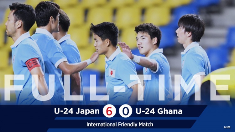 日本国奥6-0大胜加纳国奥，堂安律、久保建英、三笘薫破门