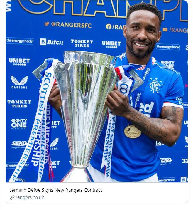 官方:38岁老将迪福同流浪者续约一年,担任球员兼助教