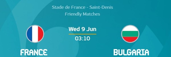 法国vs保加利亚首发：姆巴佩&本泽马&格子先发，博格巴、坎特出战
