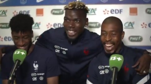 金彭贝、科曼调侃博格巴：夏窗要开了，巴黎联系你没有？