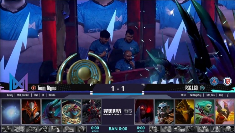 Major胜者组:NTS神级发挥顶住局势 Ame成型PSG.LGD2-1击溃Nigma