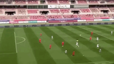 韩国后防出现失误，黎巴嫩率先进球！