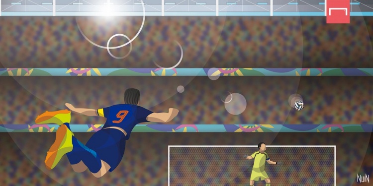 你还记得吗？范佩西世界杯鱼跃冲顶至今已经7周年