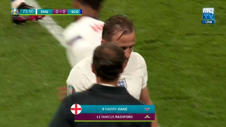 哑火！凯恩连续两轮欧洲杯小组赛零射正