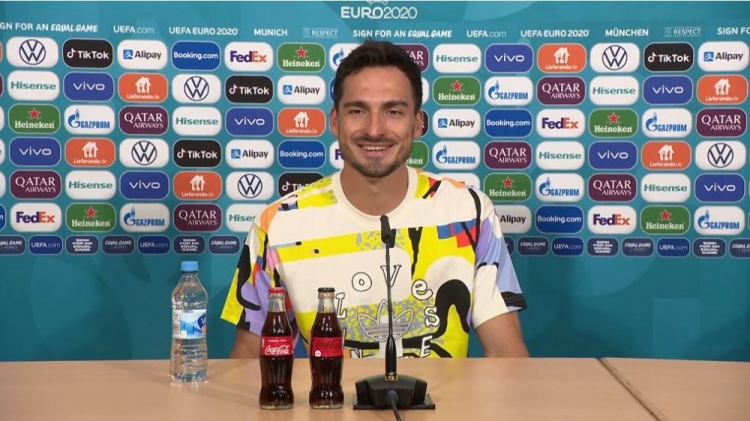 胡梅尔斯：我们不会低估匈牙利，要用控球不断创造机会