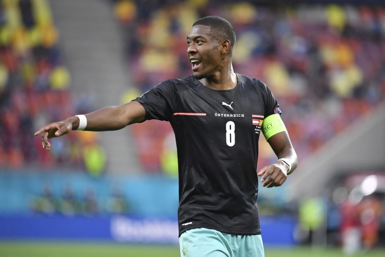 阿拉巴:奥地利可以为自己感到骄傲,不要气馁!