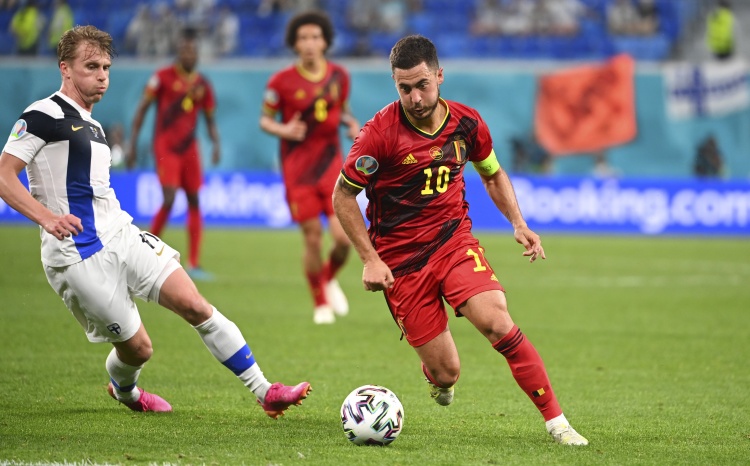 记者:阿扎尔没有参加比利时今天的训练