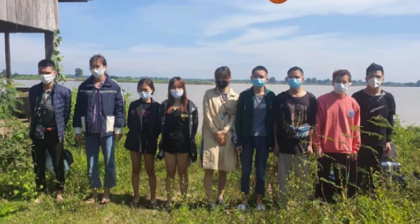 9名中国人偷渡入柬，被截！