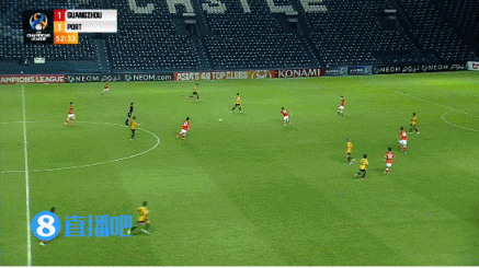 泰港3分钟连入两球,广州队1-3落后