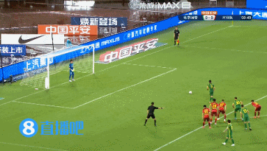 张玉宁单刀造点亲自主罚命中,国安1-0领先河北