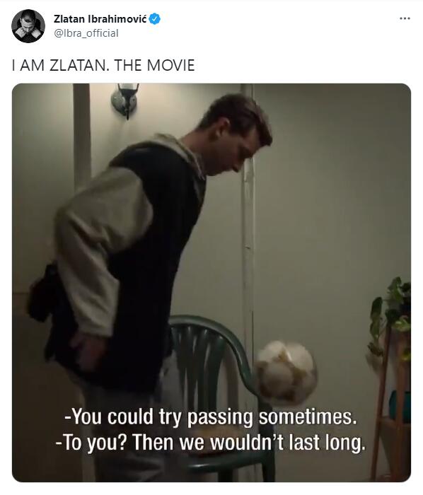 《我是兹拉坦》!伊布个人传记电影预告片火热出炉?