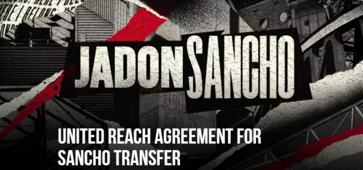 曼联官方:与多特就桑乔转会达协议,转会费8500万欧