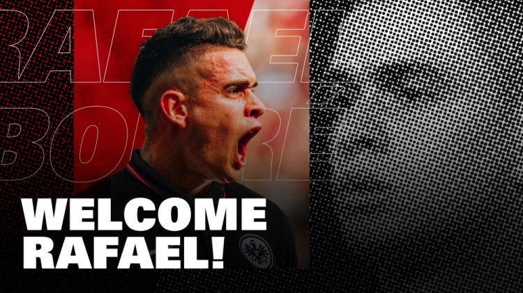 官方：法兰克福免签河床前锋博雷，球员德转身价1700万欧