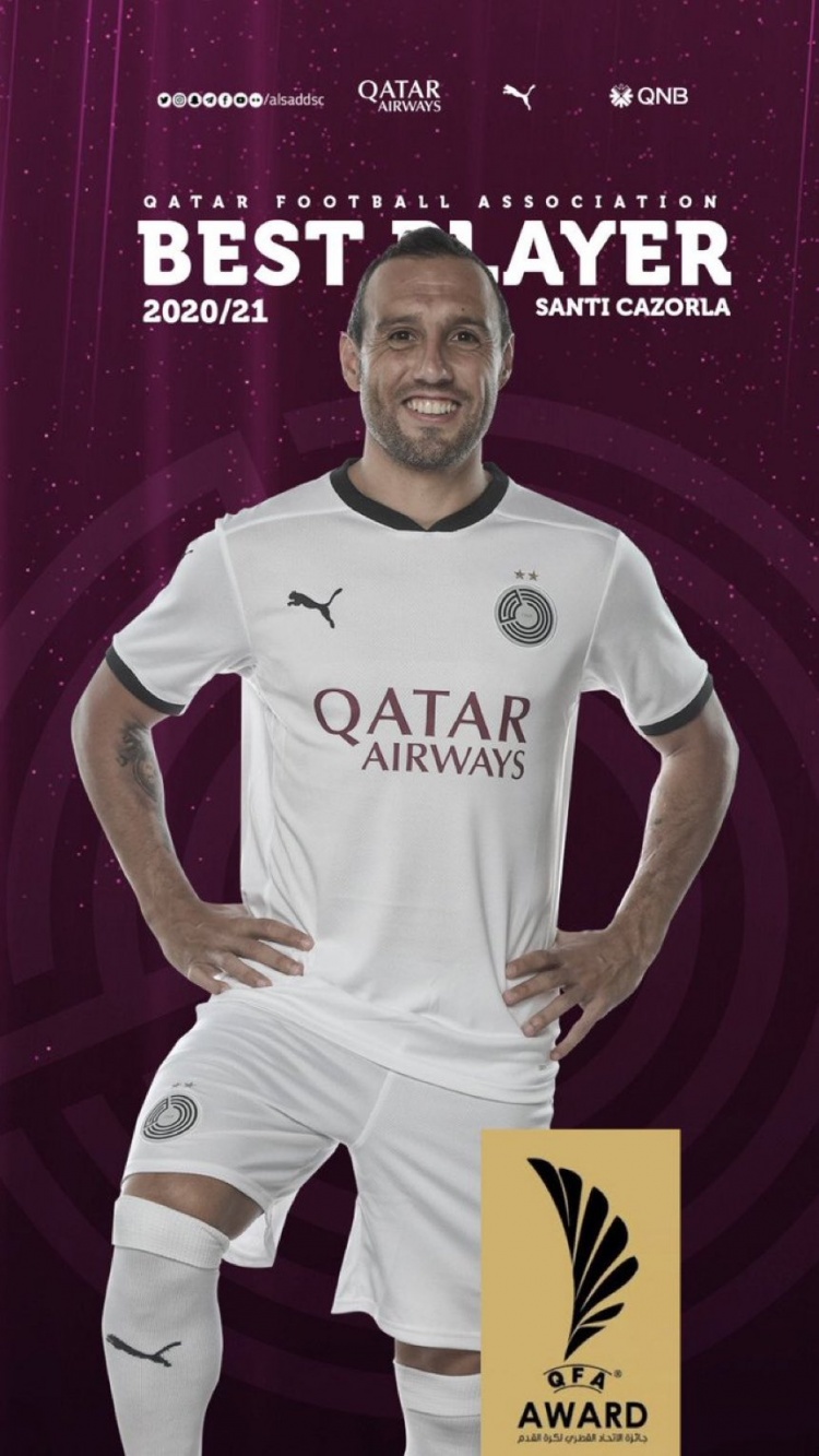 场均参与1.03球，卡索拉当选卡塔尔联赛20-21赛季最佳球员
