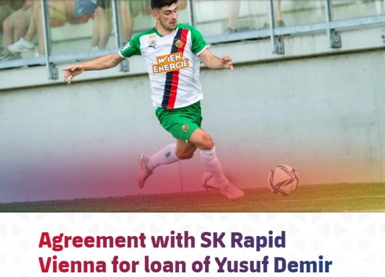 官方:巴萨B队50万欧租借奥地利小将德米尔,买断费1000万欧