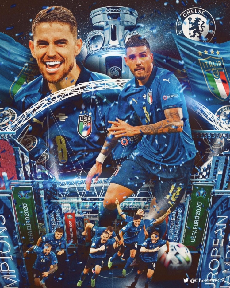 双冠加冕?!若日尼奥、埃莫森喜提本赛季欧洲杯+欧冠冠军