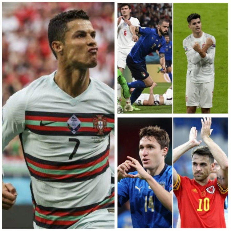 尤文球员打进12球，是单届欧洲杯进球最多的俱乐部