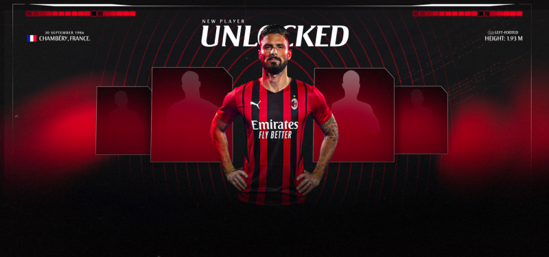 罗体:吉鲁可能在本周对阵尼斯的友谊赛中完成米兰首秀