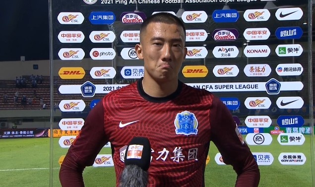 韩佳奇:比分和结果都是合理的 自己在备战期加强了身体训练