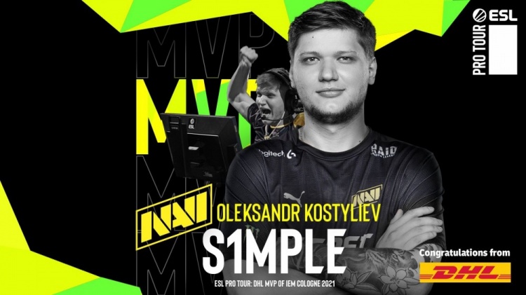 舍我其谁!s1mple以1.51rating的夸张表现当选科隆赛事MVP