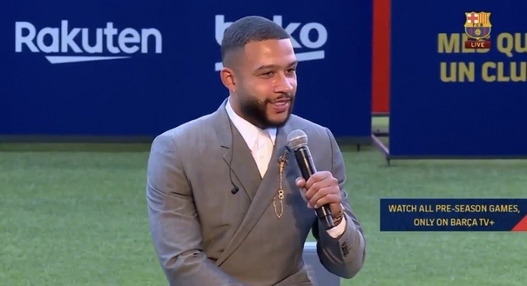 德佩谈梅西：我真的很想和他一起踢球，我是他的忠实粉丝