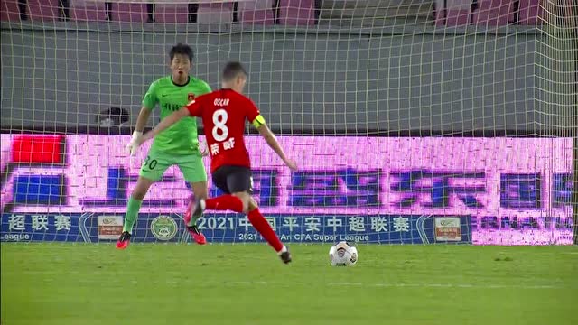 中超-洛佩斯中柱奥斯卡点球制胜 上海海港1-0河北继续不败