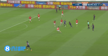 尹聪耀补射破门，开场8分钟重庆1-0领先广州队！