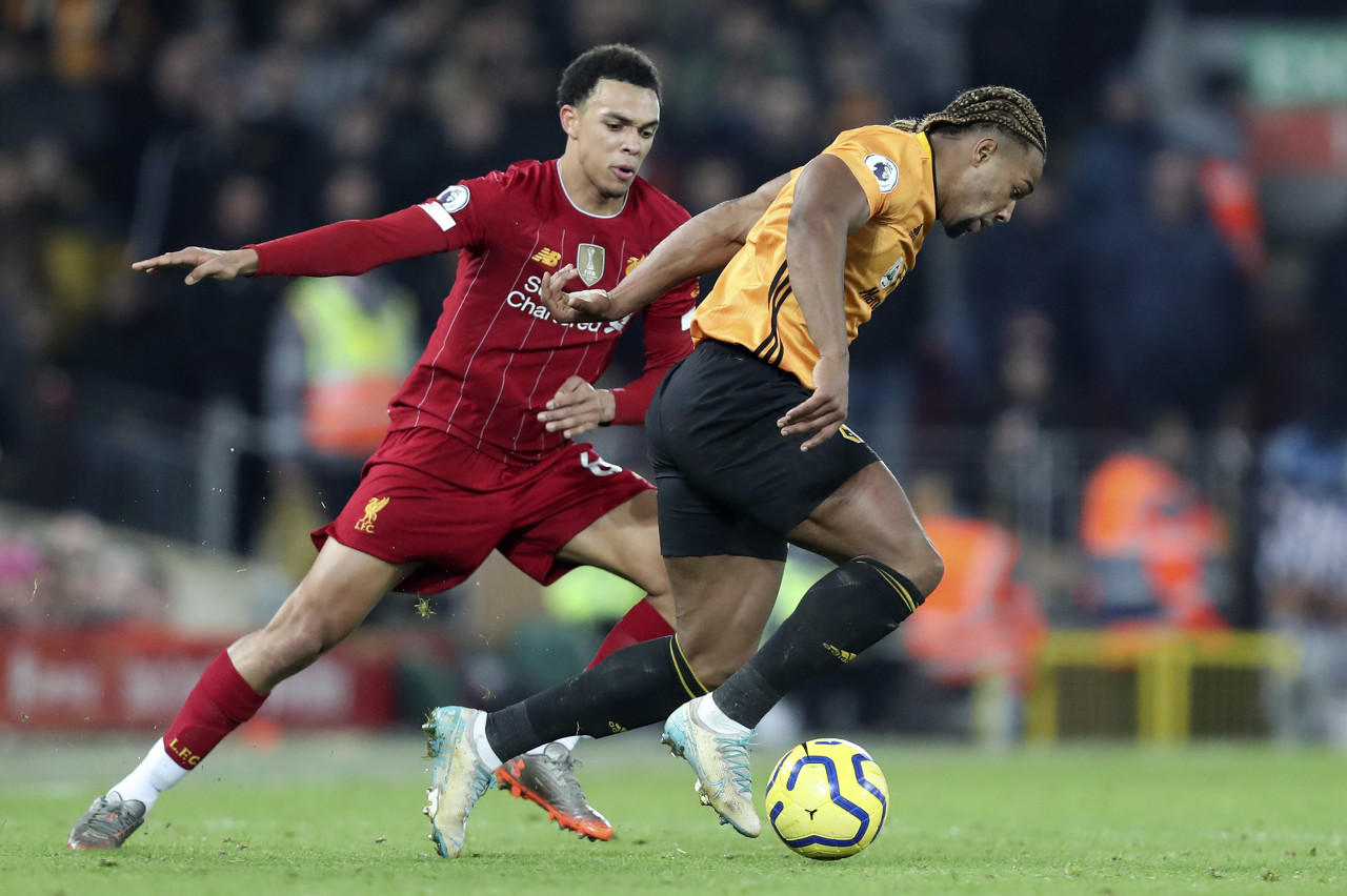 英媒：利物浦愿意为特劳雷支付2500万镑，但狼队估价为5000万镑