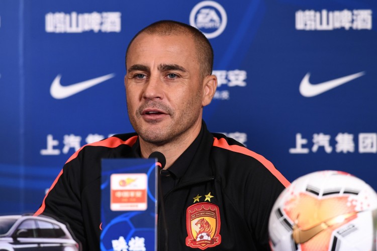 卡纳瓦罗：广州队表现像盖被子，盖住了头脚就会露出来