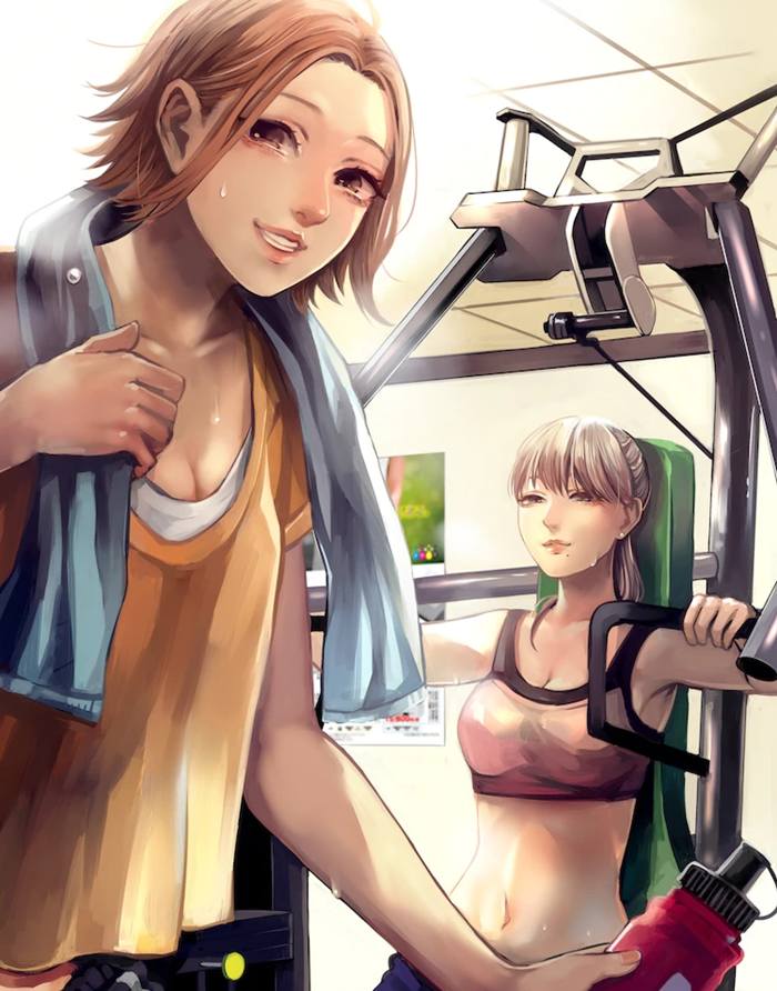 百合健身房漫画-百合健身房无删版