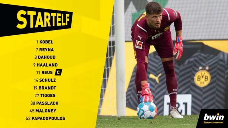 多特蒙德vs博洛尼亚首发：哈兰德搭档罗伊斯先发 穆科科替补待命