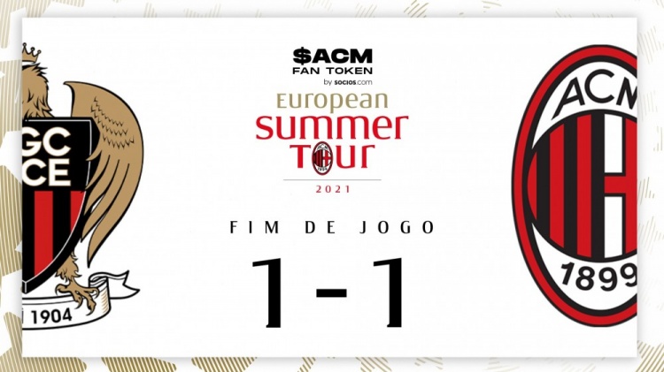 热身赛-吉鲁首秀建功克鲁尼奇送点 AC米兰1-1尼斯