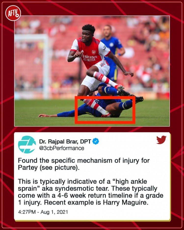 托马斯在热身赛中受伤，理疗博士：预计缺阵4-6周