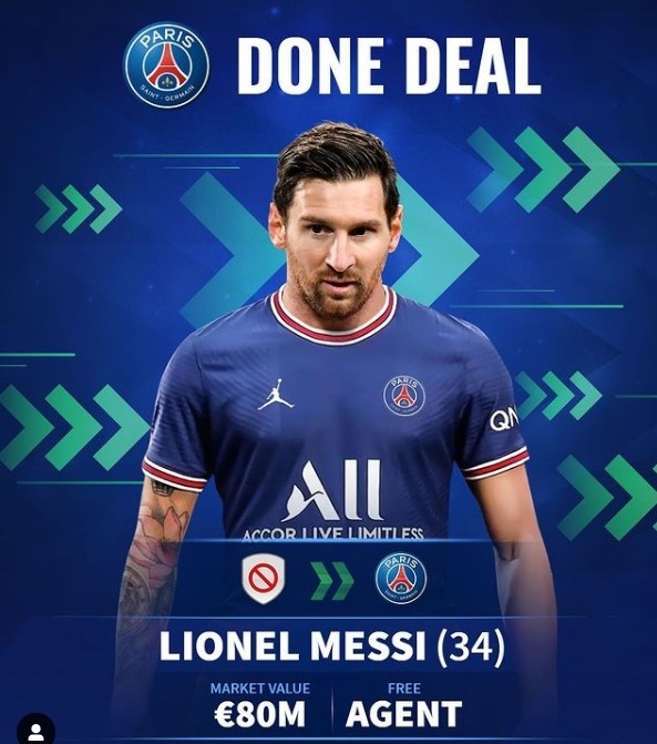 梅西德转身价一览:全球第16位,巴黎队内和右边锋位置均是第3高