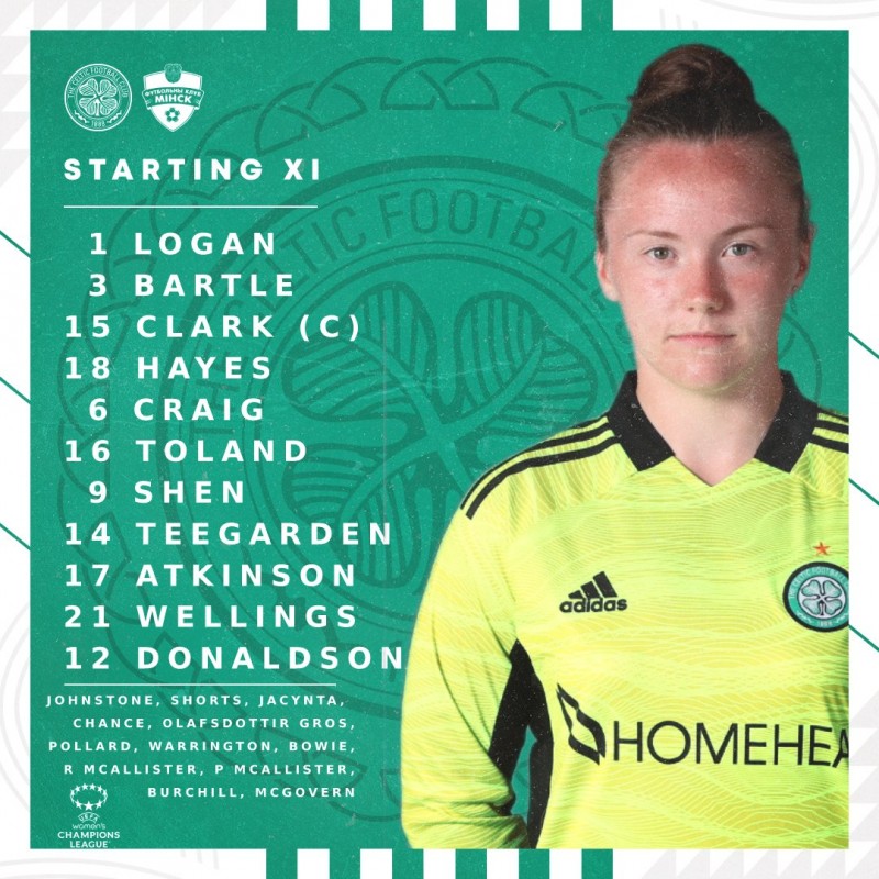 女足欧冠-沈梦雨入选凯尔特人首发阵容,迎个人欧冠首次先发