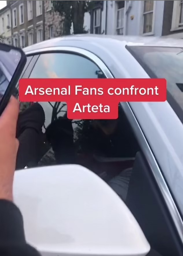 邮报:球迷在酋长球场外拦下阿尔特塔的车,并请求他离开阿森纳