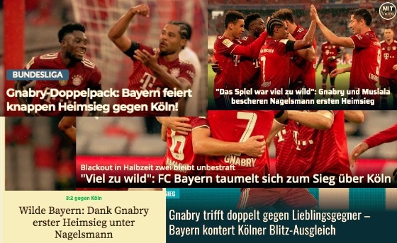 德甲今日头版：拜仁收获联赛首胜 基米希续约到2025年