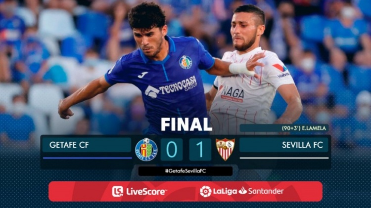 西甲-塞维利亚1-0绝杀赫塔费 拉梅拉第93分钟制胜+近两轮进3球