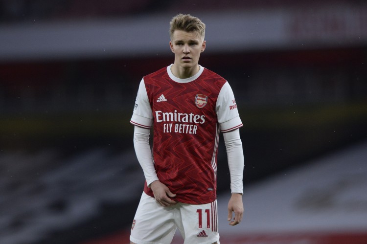 天空体育:厄德高已完成体检,但不太可能出战对阵切尔西的比赛