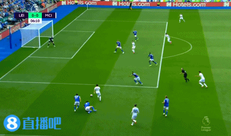 半场-B席造险罗德里拉波尔特染黄 曼城半场暂0-0莱斯特城