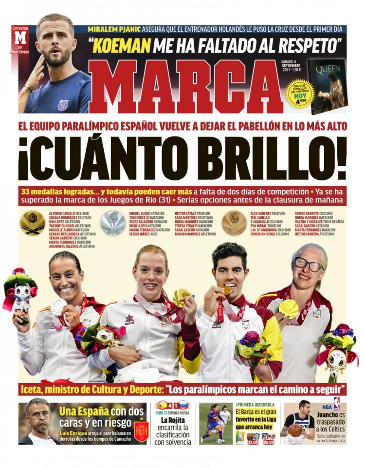 西甲今日头版:拉波尔塔的第3次革命 皇马与巴黎争夺哈兰德