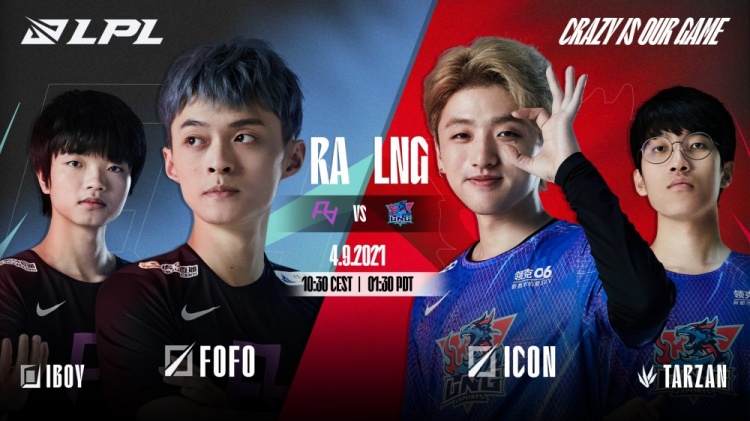 Tarzan长枪如龙起节奏 Light月影飞轮喋鲜血 LNG3-0击败RA晋级