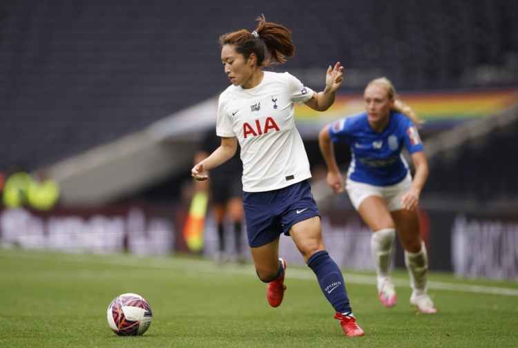 唐佳丽英超首秀,热刺女足1-0小胜