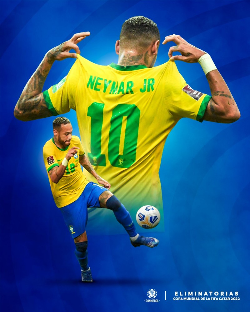 内马尔世预赛进球超越济科和罗马里奥，独居巴西队史第一