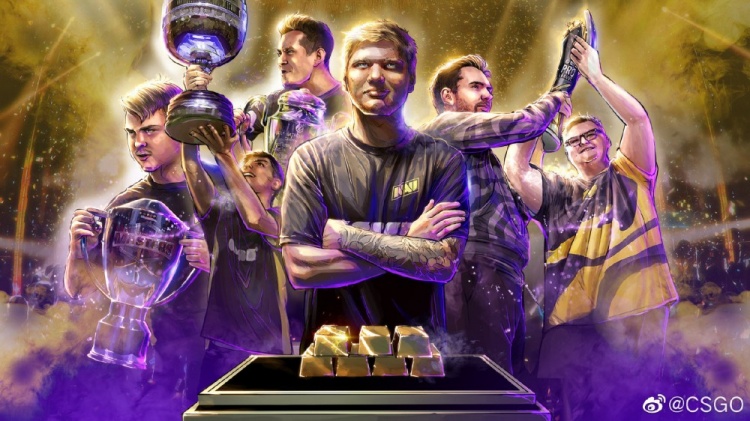 CSGO官方恭喜Navi：小蜜蜂可圈可点 但这夜晚属于天生赢家NaVi！